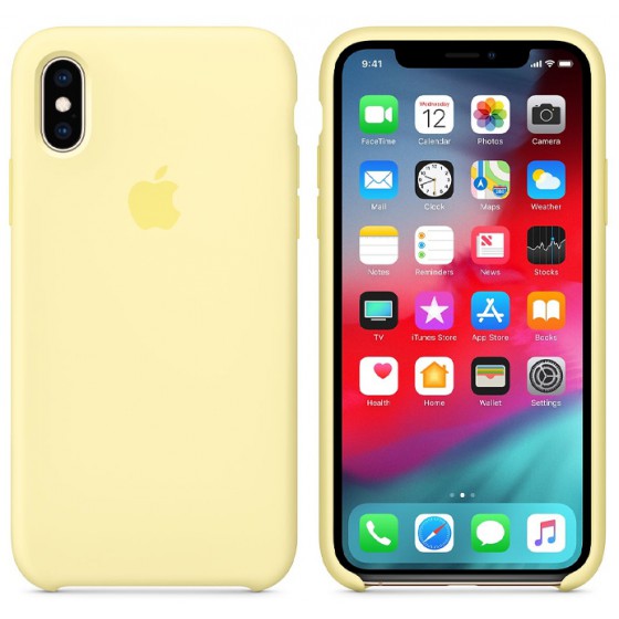 APPLE ���� IPHONE XS/X SILICONE COVER YELLOW MELLOW - (MUJV2ZM/A)