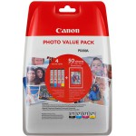 CANON ������ INKJET CLI-571VP BK/C/M/Y & PHOTO PAPER - (0386C006)