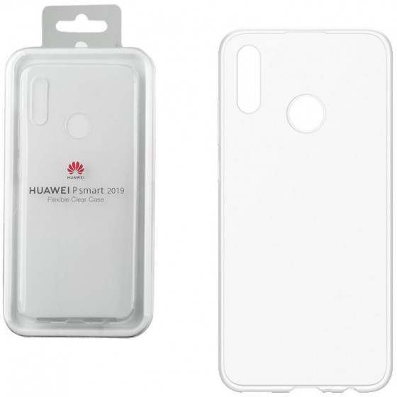 HUAWEI ���� ��� P SMART 2019 SILICONE PROTECTIVE CASE TRANSPARENT - (51992894)