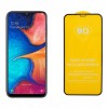 IDOL 1991 TEMPERED GLASS ��� SAMSUNG A20 2019 A205 9H 0.25MM 9D FULL GLUE SPECIAL FULL COVER BLACK - (5205308236402)