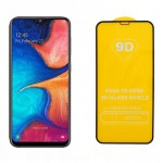 IDOL 1991 TEMPERED GLASS ��� SAMSUNG A20 2019 A205 9H 0.25MM 9D FULL GLUE SPECIAL FULL COVER BLACK - (5205308236402)
