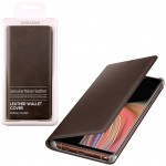 SAMSUNG ���� ��� NOTE 9 N960 LEATHER COVER BROWN - (EF-WN960LAEGWW)