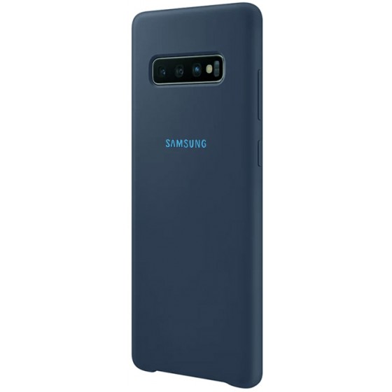 SAMSUNG ���� ��� S10 G973 SILICONE COVER NAVY - (EF-PG973TNEGWW)