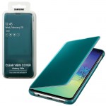 SAMSUNG ���� ��� S10E G970 CLEAR VIEW STANDING GREEN - (EF-ZG970CGEGWW)