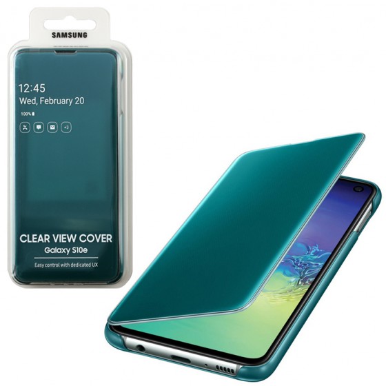 SAMSUNG ���� ��� S10E G970 CLEAR VIEW STANDING GREEN - (EF-ZG970CGEGWW)