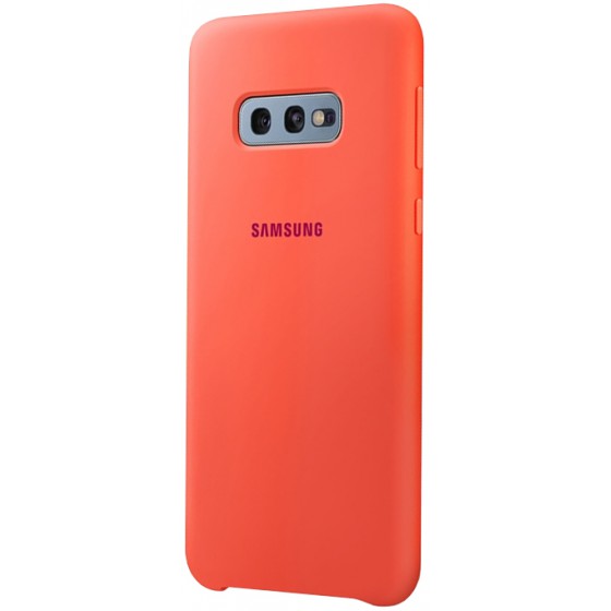 SAMSUNG ���� ��� S10E G970 SILICONE COVER PINK - (EF-PG970THEGWW)