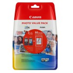 CANON ������ INKJET PG-540XLVP BLACK & TRI-COLOR & PHOTO PAPER - (5222B013)
