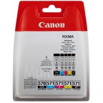 CANON ������ INKJET PGI-570/CLI-571 PGBK/C/M/Y/BK - (0372C004)