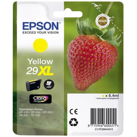 EPSON ������ INKJET SERIES 29 YELLOW XL - (C13T29944012)