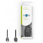 NEDIS CABLE 3.5MM MALE TO 3.5MM FEMALE 2M - (CAGB22050BK20)