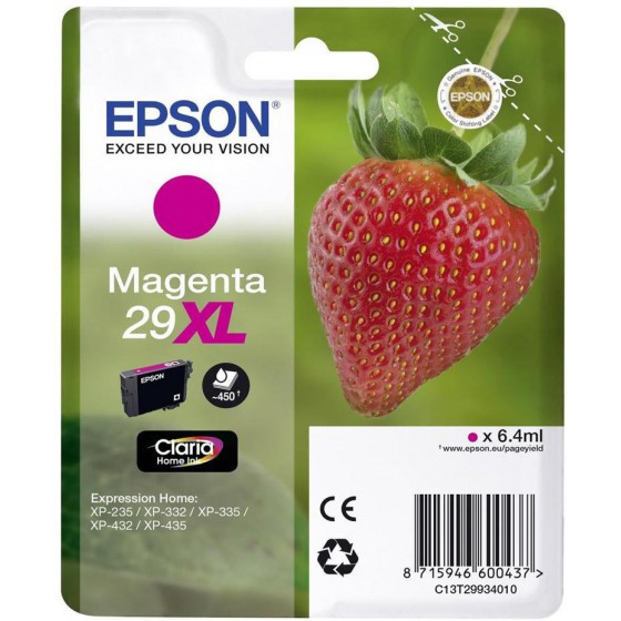 EPSON ������ INKJET SERIES 29 MAGENTA XL - (C13T29934012)
