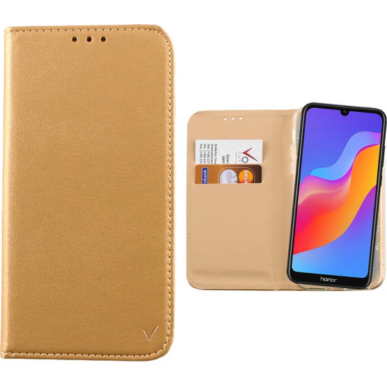 VOLTE-TEL ���� ��� HONOR 8A POCKET MAGNET BOOK STAND GOLD - (5205308233869)