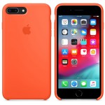 APPLE ���� ��� IPHONE 8/7 PLUS SILICONE COVER SPICY ORANGE - (MR6C2ZM/A)
