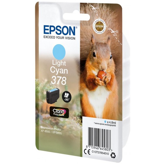 EPSON ������ INKJET 378 LIGHT CYAN - (C13T37854010)