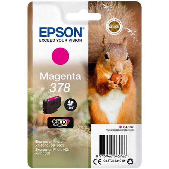 EPSON ������ INKJET 378 MAGENTA - (C13T37834010)