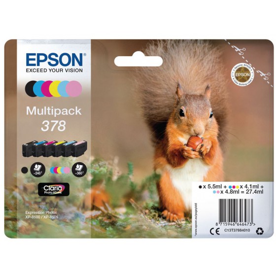 EPSON ������ INKJET 378 MULTIPACK - (C13T37884010)