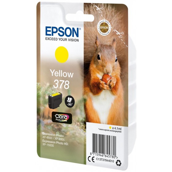 EPSON ������ INKJET 378 YELLOW - (C13T37844010)