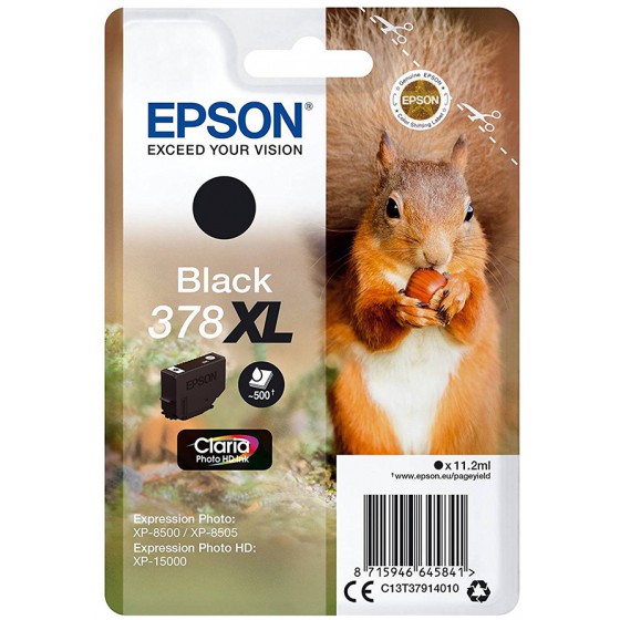 EPSON ������ INKJET 378XL BLACK - (C13T37914010)