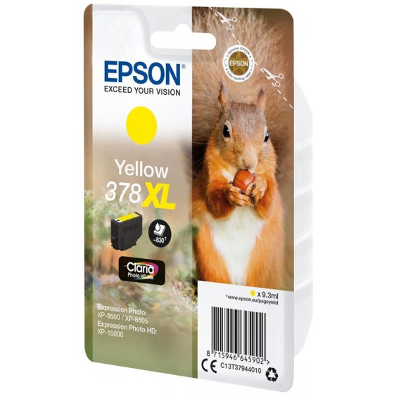 EPSON ������ INKJET 378XL YELLOW - (C13T37944010)