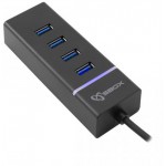 SBOX HUB USB 3.0 4 PORTS - (H-304)
