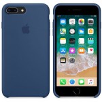 APPLE ���� ��� IPHONE 8/7 PLUS SILICONE COVER BLUE COBALT - (MQH02ZM/A)