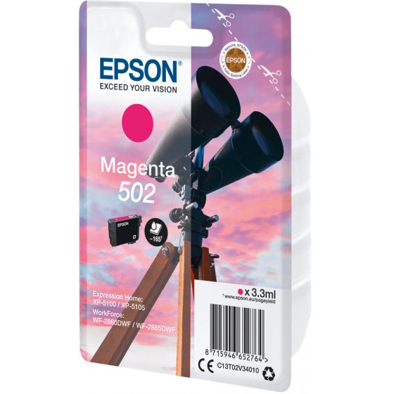 EPSON ������ INKJET 502 MAGENTA - (C13T02V34010)
