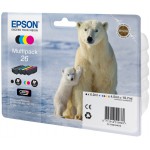 EPSON ������ INKJET NO.26 MULTIPACK - (C13T26164010)