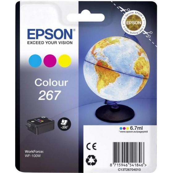 EPSON ������ INKJET SERIES 267 3-COLOUR - (C13T26704010)