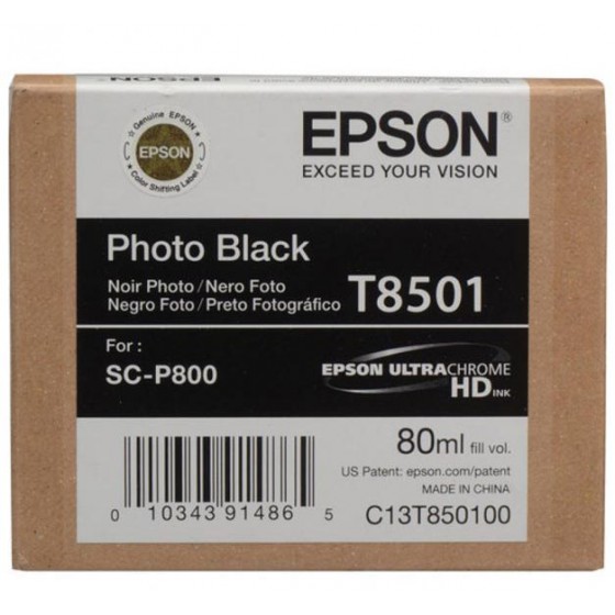 EPSON ������ INKJET T8501 PHOTO BLACK - (C13T850100)