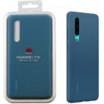 HUAWEI ���� ��� P30 SILICONE COVER BLUE - (51992850)