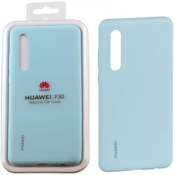 HUAWEI ���� ��� P30 SILICONE COVER LIGHT BLUE - (51992958)