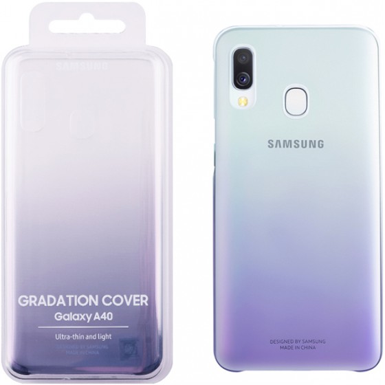 SAMSUNG GRADATION COVER VIOLET ��� A40 A405 - (EF-AA405CVEGWW)