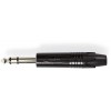 NEDIS AUDIO CONNECTOR STEREO 6.35MM MALE BLACK - (COTP23901BK)