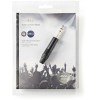 NEDIS AUDIO CONNECTOR STEREO 6.35MM MALE BLACK - (COTP23901BK)