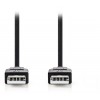 NEDIS USB 2.0 CABLE USB-A MALE TO USB-A MALE 2M - (CCGB60000BK20)