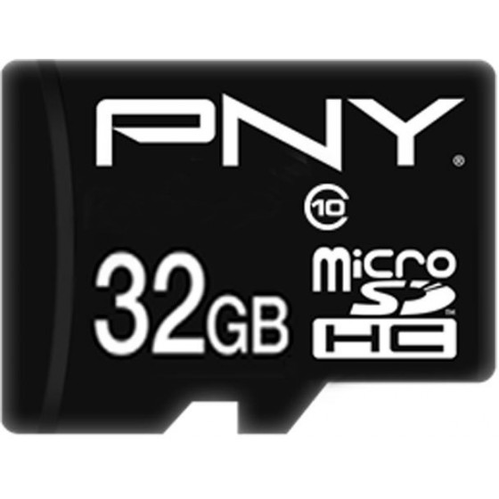 PNY 32GB MICRO-SD HC CLASS 10/UHS-I U1 & SD ADAPTER - (P-SDU32G10PPL-GE)
