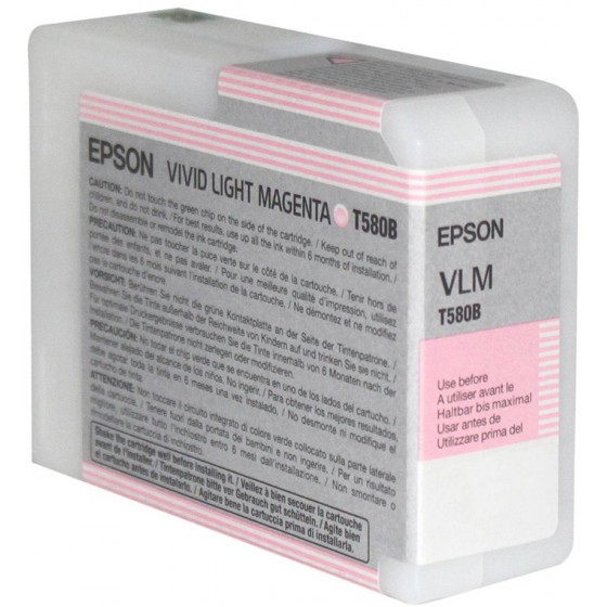 EPSON ������ INKJET T580B VIVID LIGHT MAGENTA - (C13T580B00)