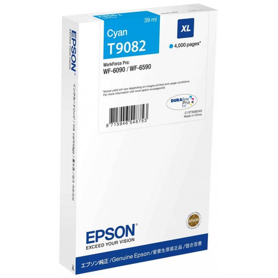 EPSON ������ INKJET T9082 CYAN - (C13T908240)