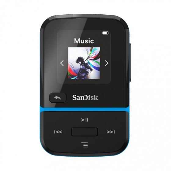 SANDISK CLIP SPORT GO BLUE 16GB - (SDMX30-016G-G46B)