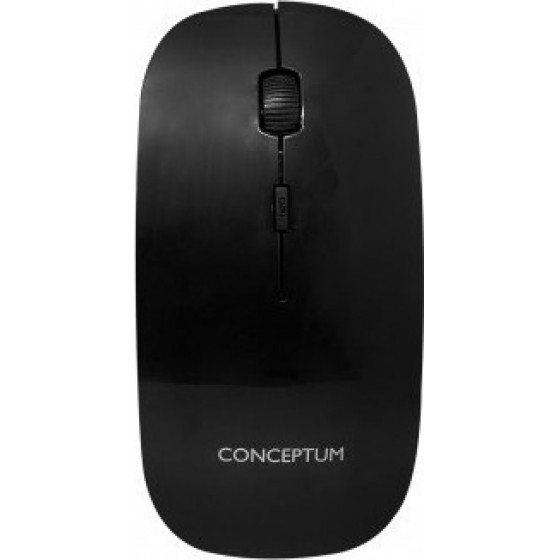 CONCEPTUM WM504BL 2.4G WIRELESS MOUSE WITH NANO RECEIVER BLACK