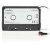NEDIS CASSETTE ADAPTER 3.5 MM MALE BLACK - (ACON2200BK)