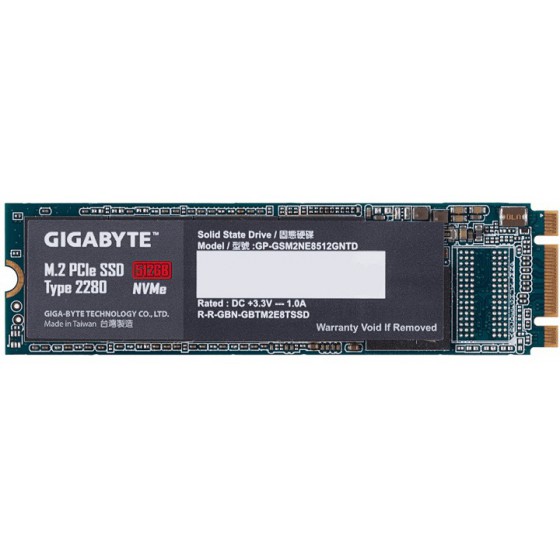 GIGABYTE SSD M.2 512GB PCIE - (GSM2NE8512GNTD)