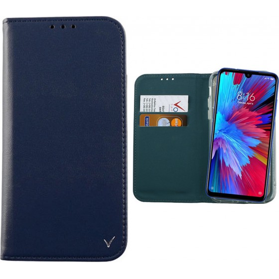VOLTE-TEL ���� ��� XIAOMI REDMI NOTE 7 PRO / REDMI NOTE 7 POCKET MAGNET BOOK STAND BLUE - (5205308232855)