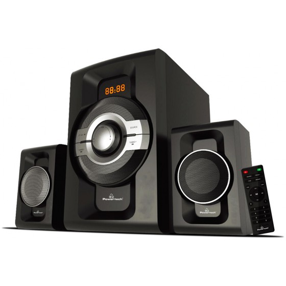 POWERTECH ����� 2.1 BLUETOOTH 60W RMS AUX/FM ��������������� ����� - (PT-746)