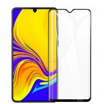 POWERTECH TEMPERED GLASS 5D FULL GLUE ��� SAMSUNG A20 & A30 & A50 2019 BLACK - (TGC-0262)