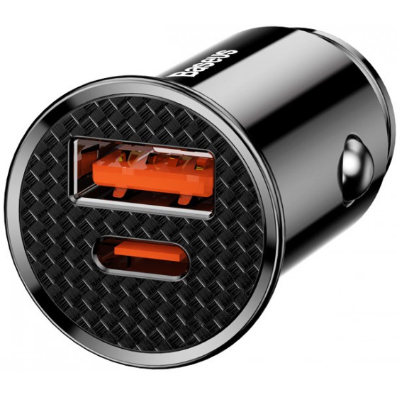 BASEUS ��������� ����������� 2X USB 5A 30W ����� - (CCALL-YS01)