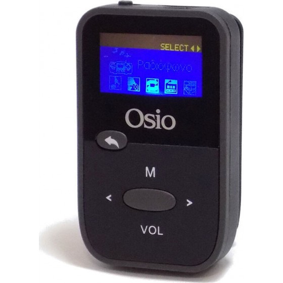 OSIO MP3 PLAYER �� ���� ����� 8GB - (SRM-7880BG)