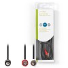 NEDIS STEREO AUDIO CABLE 3.5MM MALE - 2X RCA MALE 1.5M BLACK - (CAGB22200BK15)