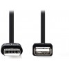 NEDIS USB 2.0 CABLE A MALE - A FEMALE 2.0 M BLACK - (CCGB60010BK20)