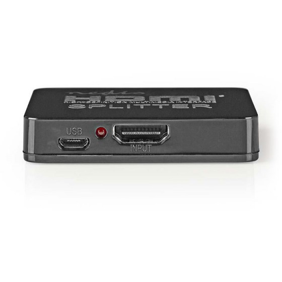 NEDIS 2-PORT HDMI SPLITTER BLACK - (VSPL34002BK)